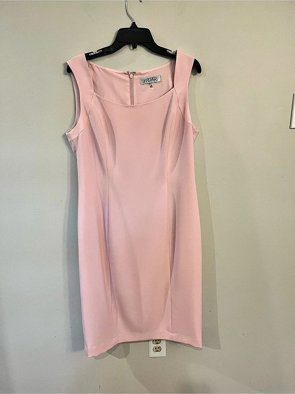 Kasper Pink Midi Dress Size 12 Like New